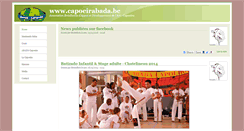 Desktop Screenshot of capoeirabada.be