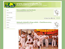 Tablet Screenshot of capoeirabada.be